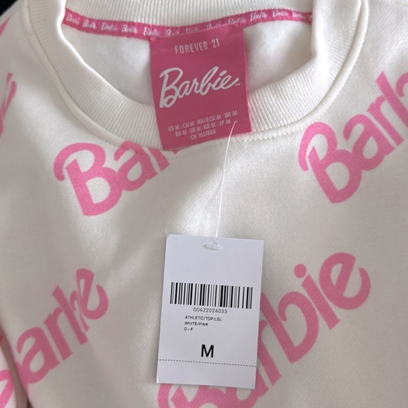 RARE Barbie Crewneck Pullover Sweatshirt - Picture 4 of 8